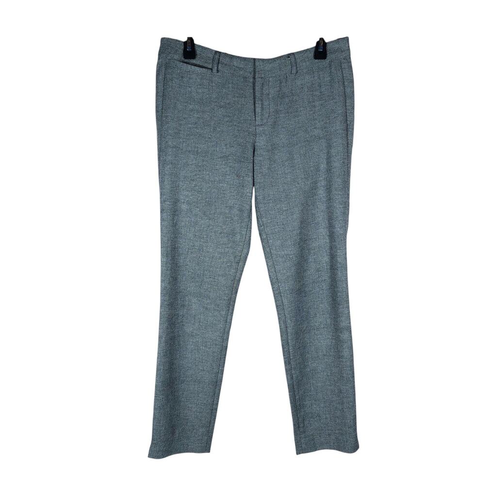 Kut From The Kloth Womens Gray Dress Pant 6 Slim Ankle Workwear Luxury Glam Chic